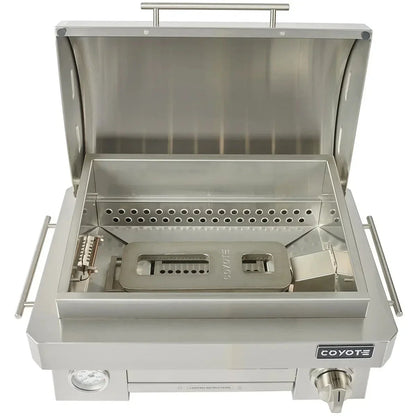 Coyote Portable Grill; Infinity burner up to 20,000 btu; LP Gas ONLY