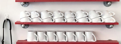 Set of 6 ECM Espresso Cups and Saucers