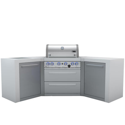 Mont Alpi 400 Deluxe Island Grill with 45 Degree Corners, MAi400-D45