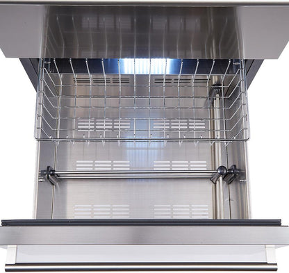 FORNO Package - 36" Electric French Door Range, Wall Mount Range Hood, Refrigerator, Dishwasher, Microwave and Wine Cooler, AP-FFSEL6917-36-6PK-1