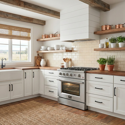 Forno Marco 30-Inch Gas Range with 4 Burners, Built-In Temperature Gauge, 4.32 cu. ft. Oven – Model FFSGS6277-30
