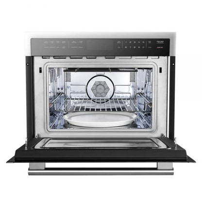 Forno Galiano 30-Inch Freestanding All-Electric Range with French Door Oven, 4.32 cu. ft., Stainless Steel (Model FFSEL6917-30)