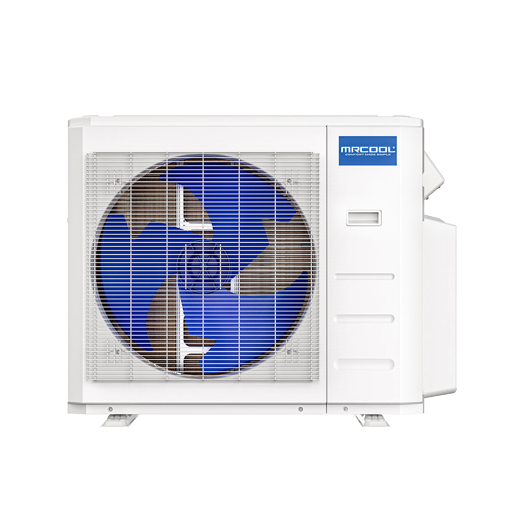 MRCOOL DIY 5th Gen 2-Zone 18,000 BTU Ceiling Cassette Ductless Mini Split Air Conditioner & Heat Pump with Pre-Charged Line Sets (6K+12K), DIYM227HP