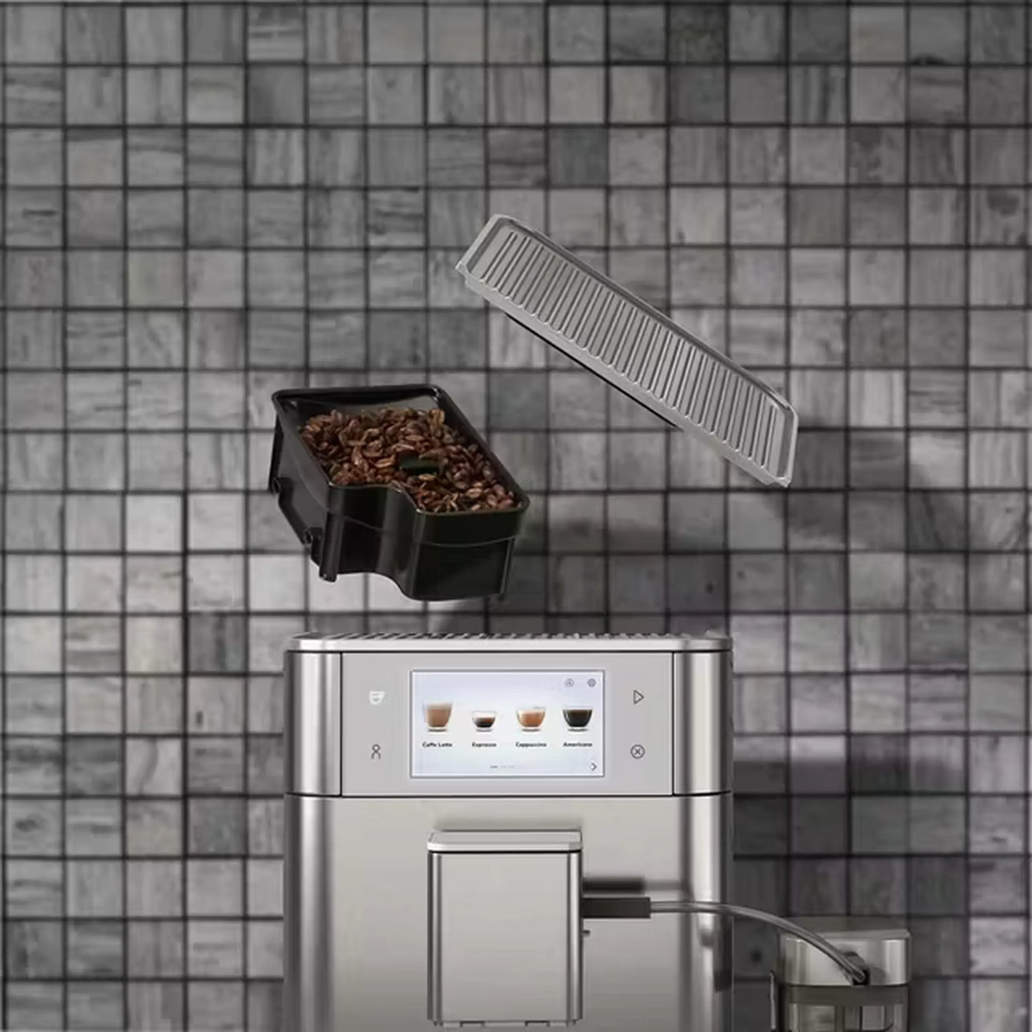 KitchenAid Fully Automatic Espresso Machine KF8 with Milk Container in Stainless Steel (KES8558SX)