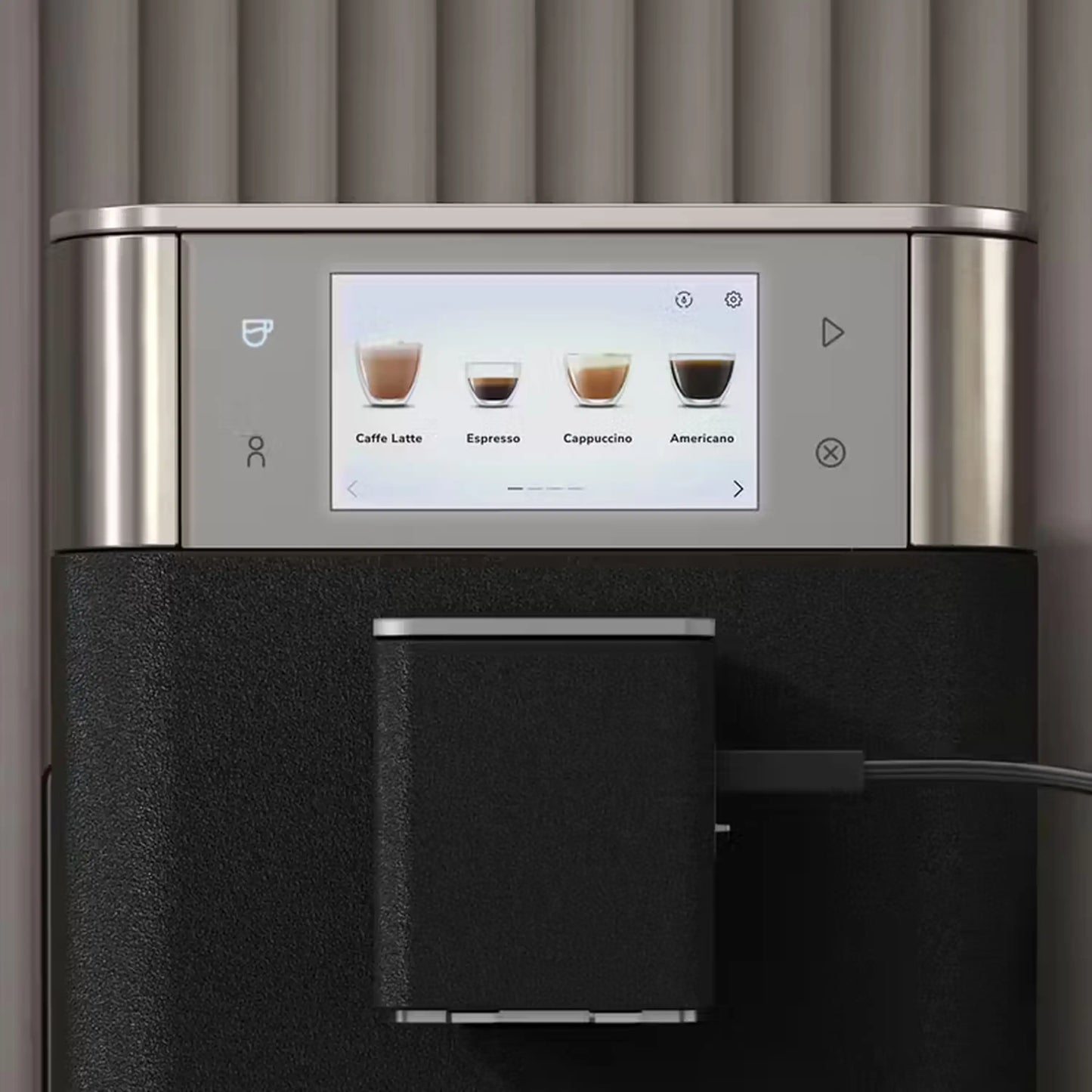 KitchenAid Fully Automatic Espresso Machine KF8 with Milk Container in Black (KES8558BK)