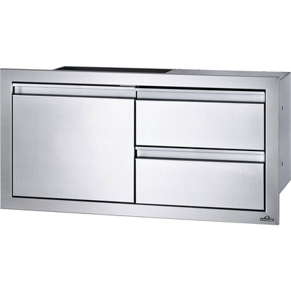 Napoleon 36" X 16" Single Door & Double Drawer Combo