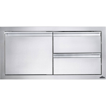 Napoleon 36" X 16" Single Door & Double Drawer Combo