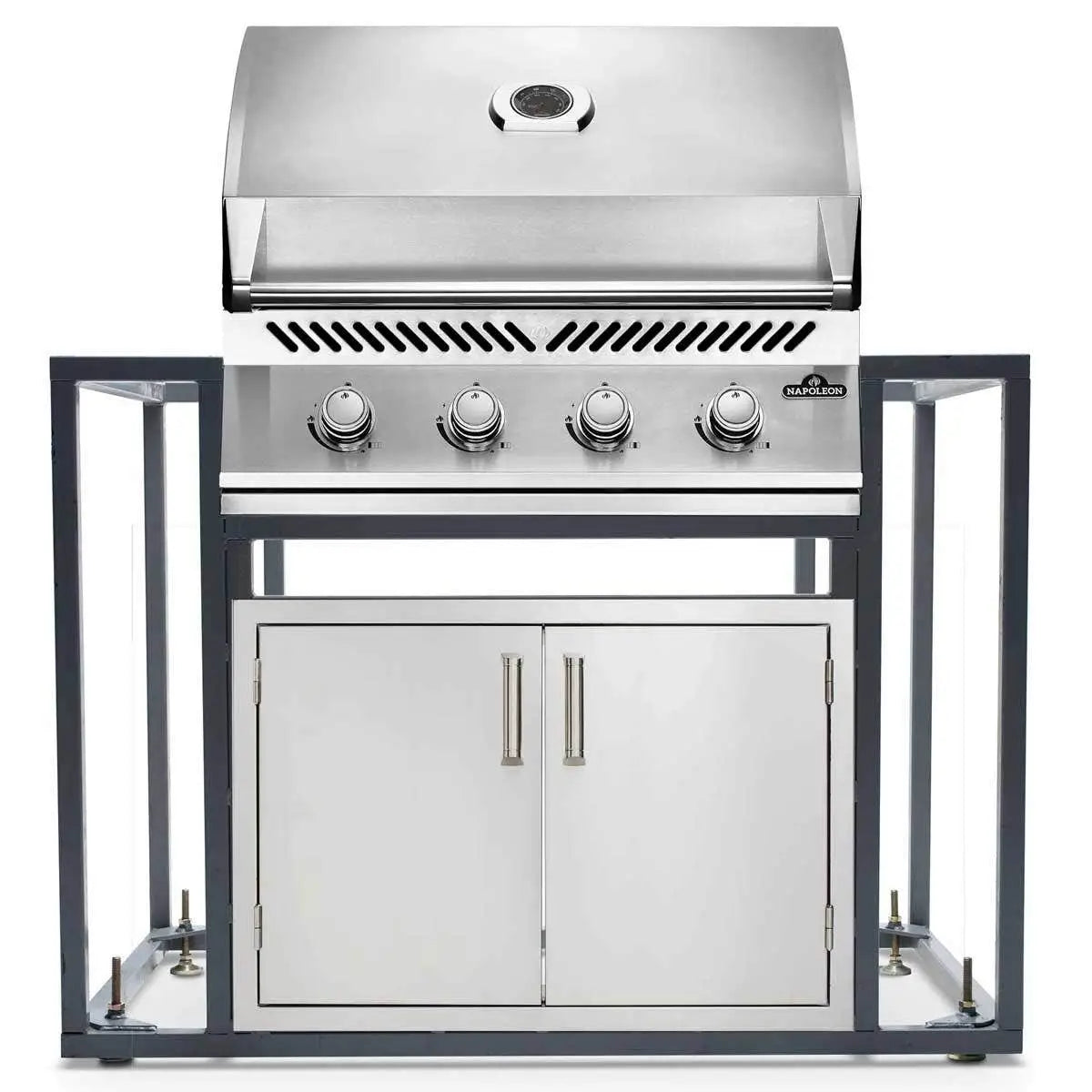 Napoleon BI32 500-Series Gas BBQ Grill Island with 30x19 Double Access Doors