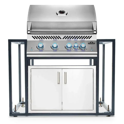Napoleon BIG32RB Gas BBQ Grill Island with 30x19 Double Access Doors
