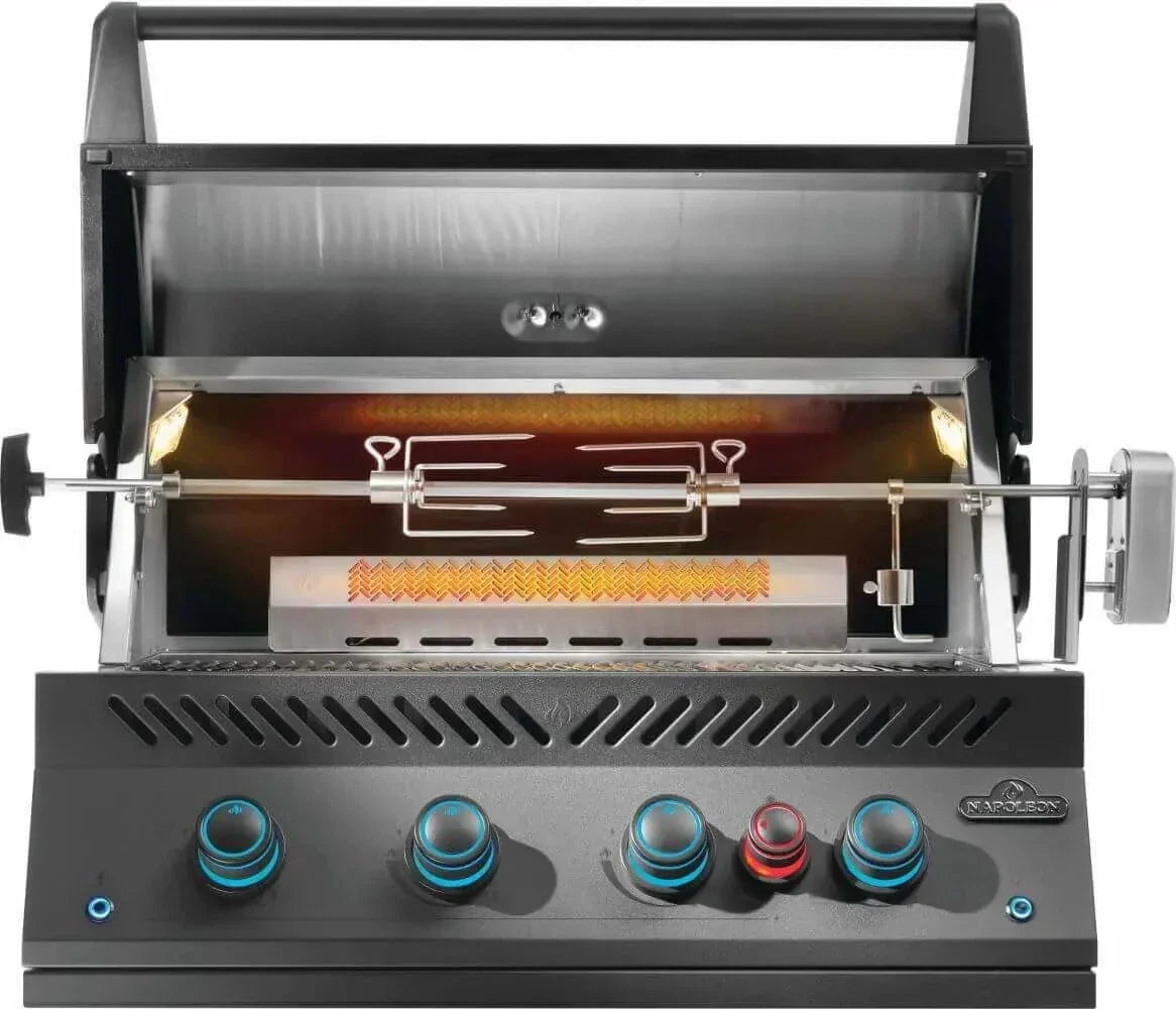 Napoleon Built-In 700 Series 32-inch Gas Grill with Rear Infrared Burner BIG32RB-1, Matte Black
