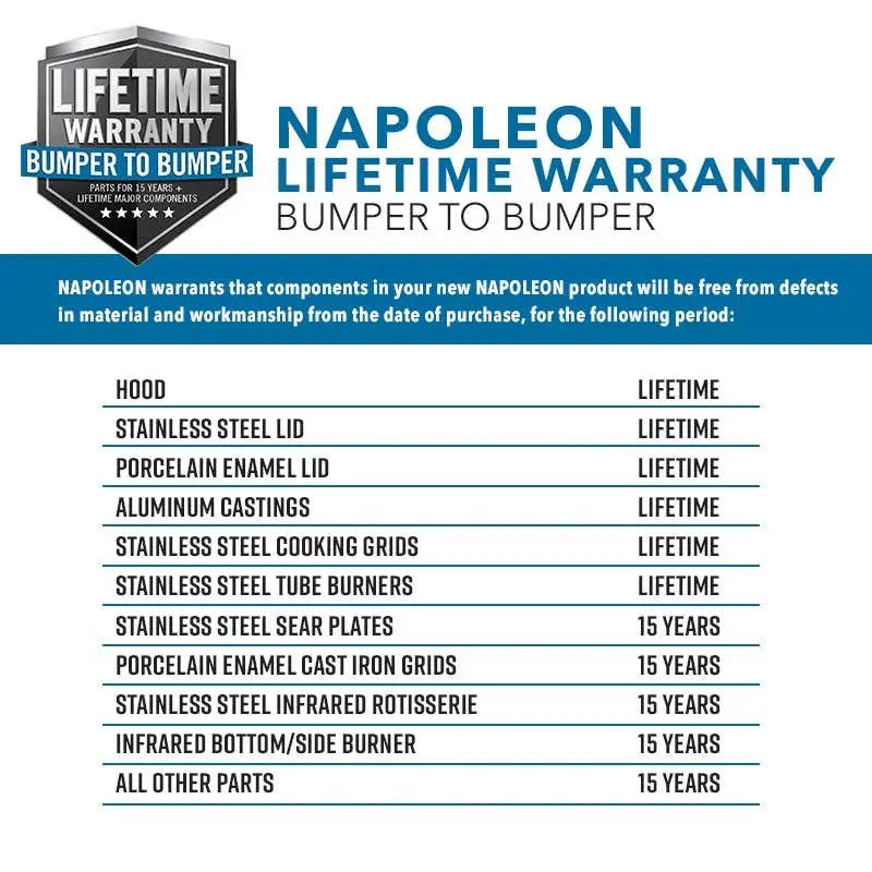 Napoleon Grills Built-In Prestige PRO 500 Gas BBQ Grill with Infrared Rear Burner, BIPRO500RB-3