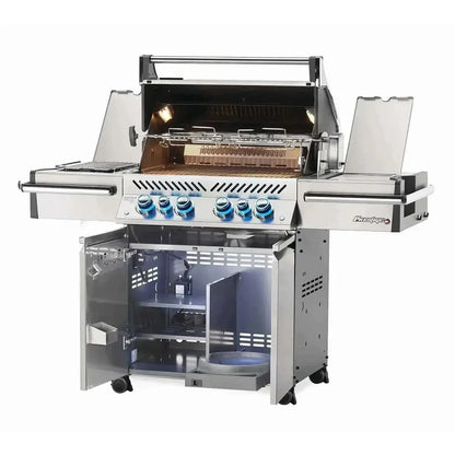 Napoleon Grills Prestige PRO 500 Gas BBQ Grill with Infrared Side & Rear Burners, Stainless Steel