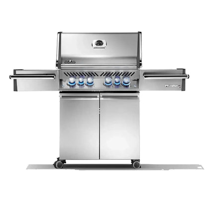 Napoleon Grills Prestige PRO 500 Gas BBQ Grill with Infrared Side & Rear Burners, Stainless Steel