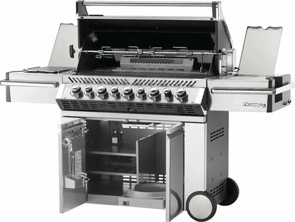 Napoleon Grills Prestige PRO 665 Gas BBQ Grill with Infrared Side & Rear Burners, Stainless Steel