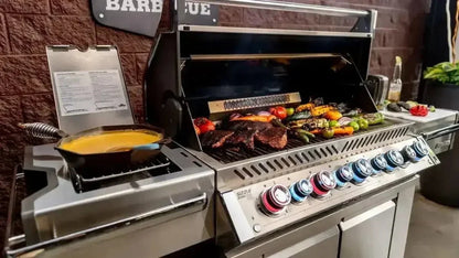 Napoleon Grills Prestige PRO 665 Gas BBQ Grill with Infrared Side & Rear Burners, Stainless Steel