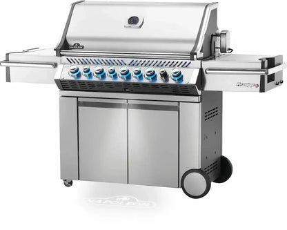 Napoleon Grills Prestige PRO 665 Gas BBQ Grill with Infrared Side & Rear Burners, Stainless Steel