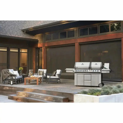 Napoleon Grills Prestige PRO 825 Gas BBQ Grill with Infrared Rear and Side Burners, PRO825RSBI-3