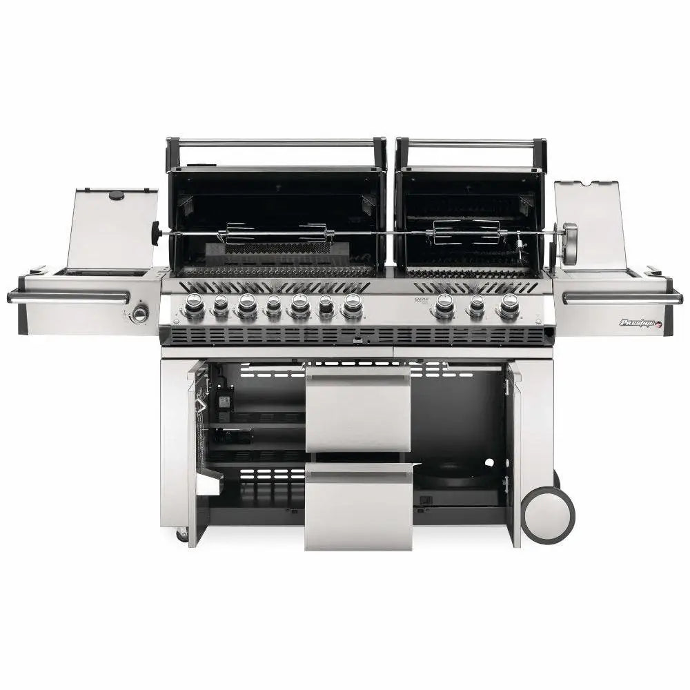 Napoleon Grills Prestige PRO 825 Gas BBQ Grill with Infrared Rear and Side Burners, PRO825RSBI-3
