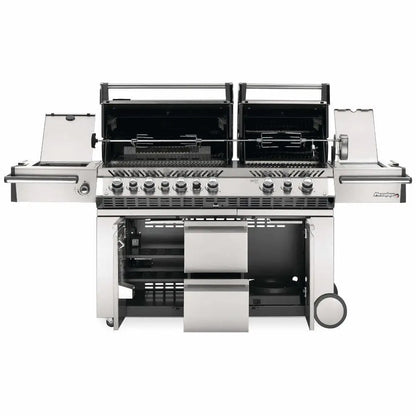 Napoleon Grills Prestige PRO 825 Gas BBQ Grill with Infrared Rear and Side Burners, PRO825RSBI-3
