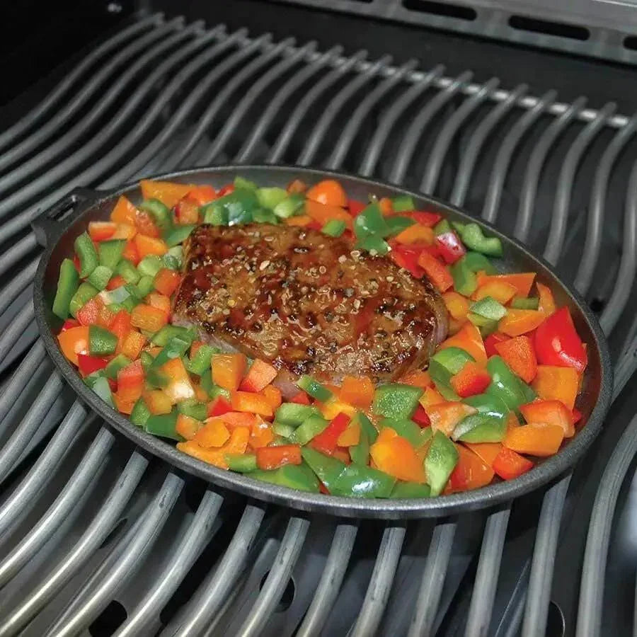 Napoleon Grills Professional Oval Cast Iron Skillet