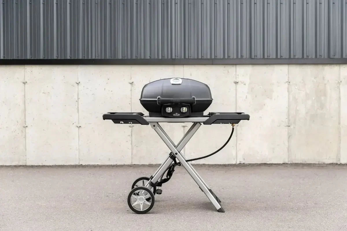 Napoleon Grills Travel PRO285X Portable Gas BBQ Grill on Scissor Cart