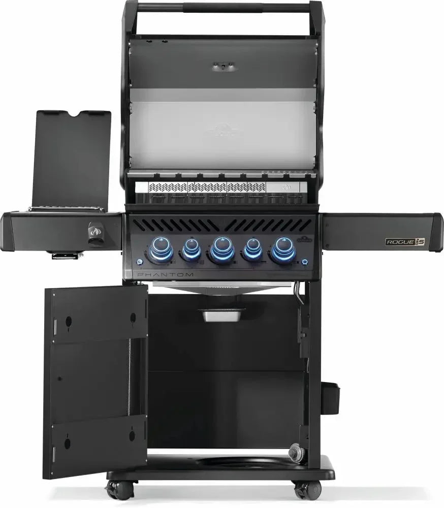 Napoleon Phantom Rogue® PRO-S 425 Gas BBQ Grill with Infrared Side and Rear Burners, Matte Black