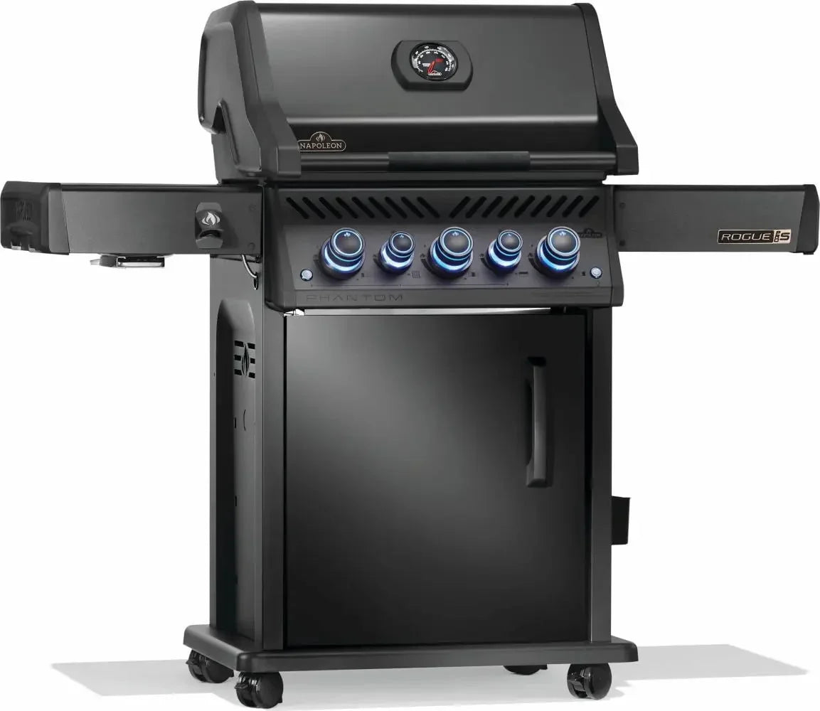 Napoleon Phantom Rogue® PRO-S 425 Gas BBQ Grill with Infrared Side and Rear Burners, Matte Black