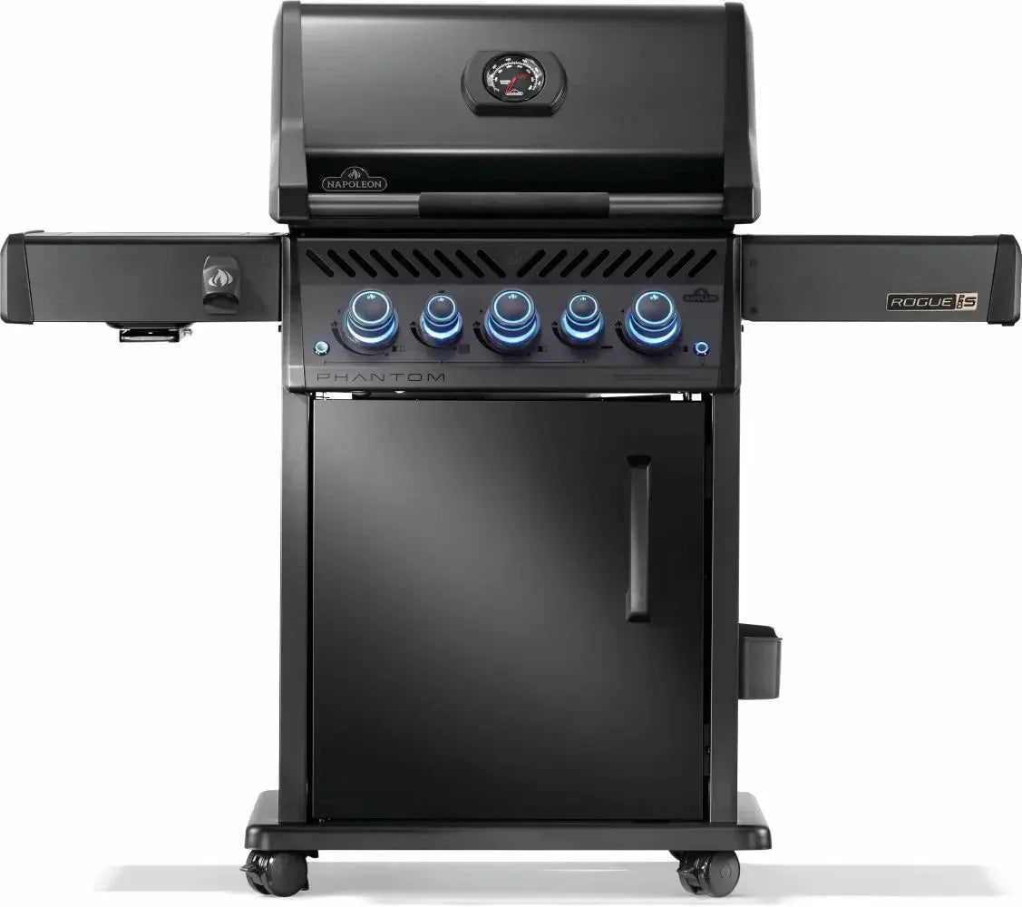 Napoleon Phantom Rogue® PRO-S 425 Gas BBQ Grill with Infrared Side and Rear Burners, Matte Black