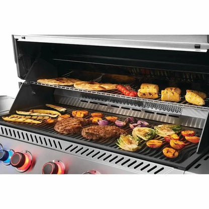 Napoleon Prestige 665 Connected Gas BBQ Grill with Infrared Side and Rear Burner