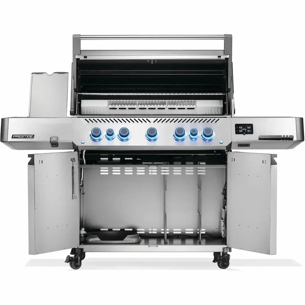 Napoleon Prestige 665 Connected Gas BBQ Grill with Infrared Side and Rear Burner