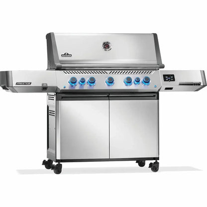 Napoleon Prestige 665 Connected Gas BBQ Grill with Infrared Side and Rear Burner