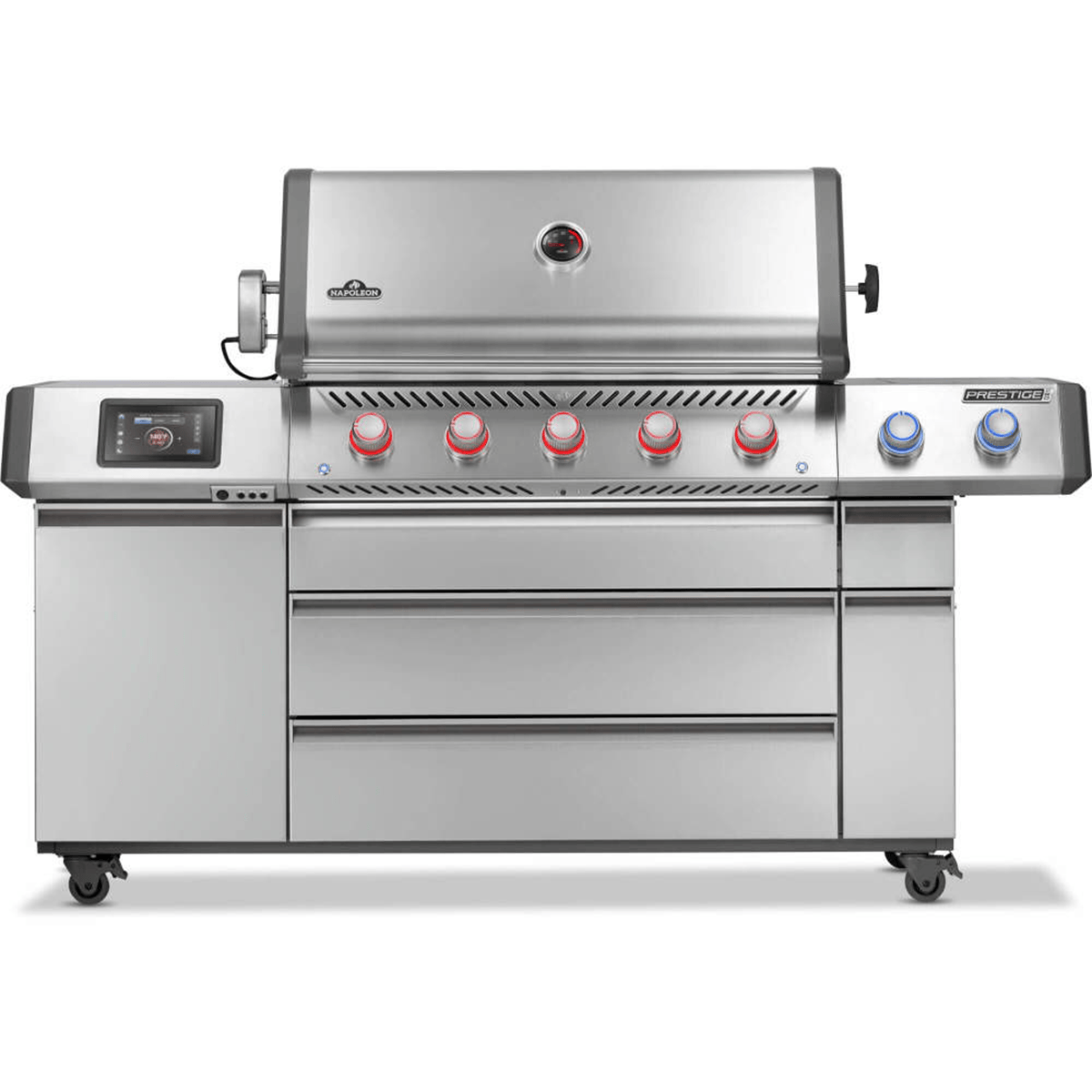 Napoleon Prestige PRO 665 Elite 5-Burner Gas Grill with Smart Technology & Electric Smoker Box