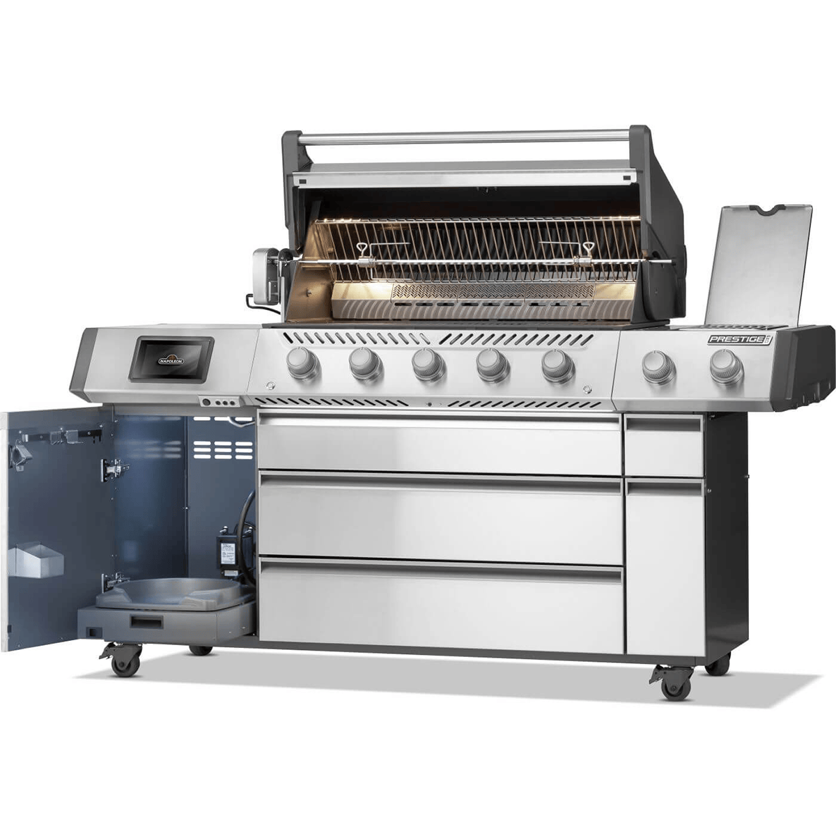 Napoleon Prestige PRO 665 Elite 5-Burner Gas Grill with Smart Technology & Electric Smoker Box