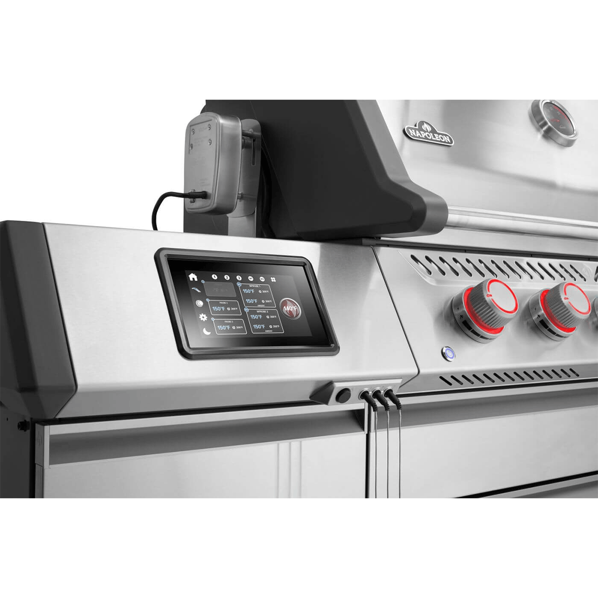 Napoleon Prestige PRO 665 Elite 5-Burner Gas Grill with Smart Technology & Electric Smoker Box