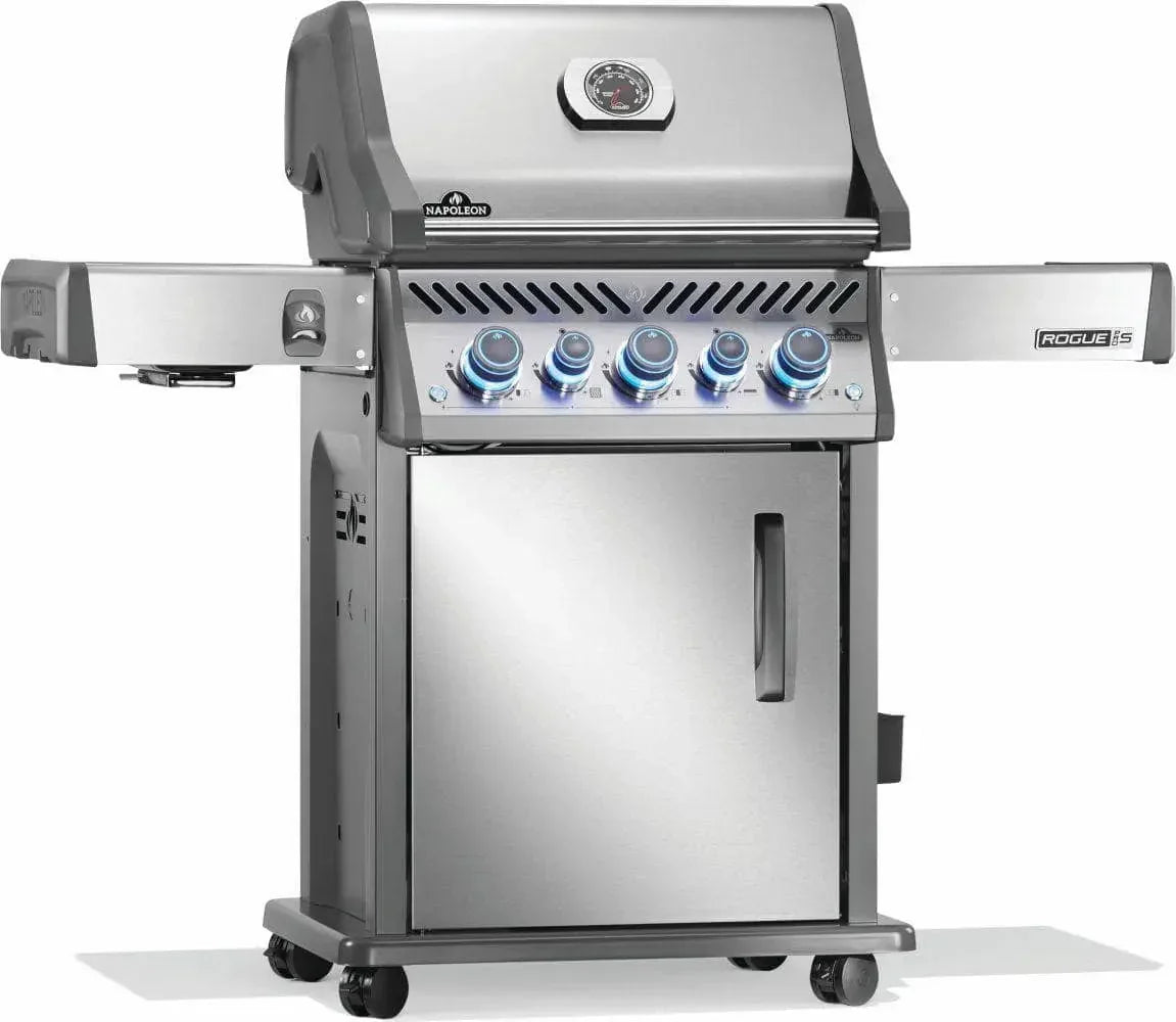 Napoleon Rogue PRO-S 425 Gas BBQ Grill with Infrared Side and Rear Burners, Stainless Steel