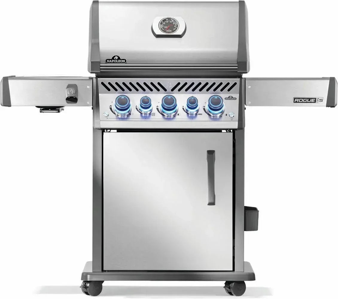 Napoleon Rogue PRO-S 425 Gas BBQ Grill with Infrared Side and Rear Burners, Stainless Steel