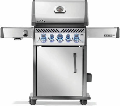 Napoleon Rogue PRO-S 425 Gas BBQ Grill with Infrared Side and Rear Burners, Stainless Steel
