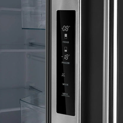 Forno Gallipoli 35-Inch French Door Refrigerator, 17.5 cu. ft., Stainless Steel with Internal Ice Maker and Decorative Grill Trim Kit (Model FFFFD1974-35SG)