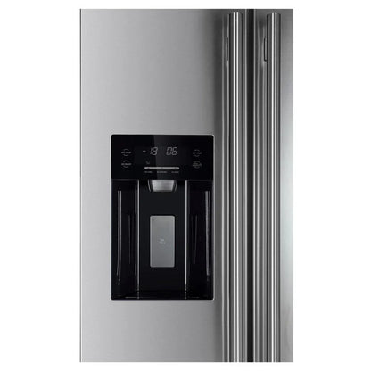 Forno Salerno 36-Inch Side-by-Side Refrigerator, Stainless Steel with External Water and Ice Dispenser and Trim Kit (Model FFRBI1844-40SG)