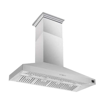 Forno Coppito 60-Inch Island-Mount Range Hood, 1200 CFM, Stainless Steel (Model FRHIS5129-60)
