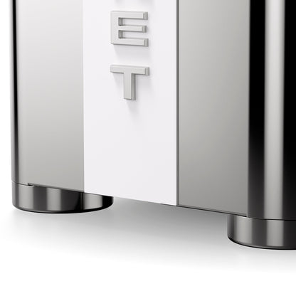 Rocket Espresso Appartamento TCA Espresso Machine - Stainless Steel with White Stripe