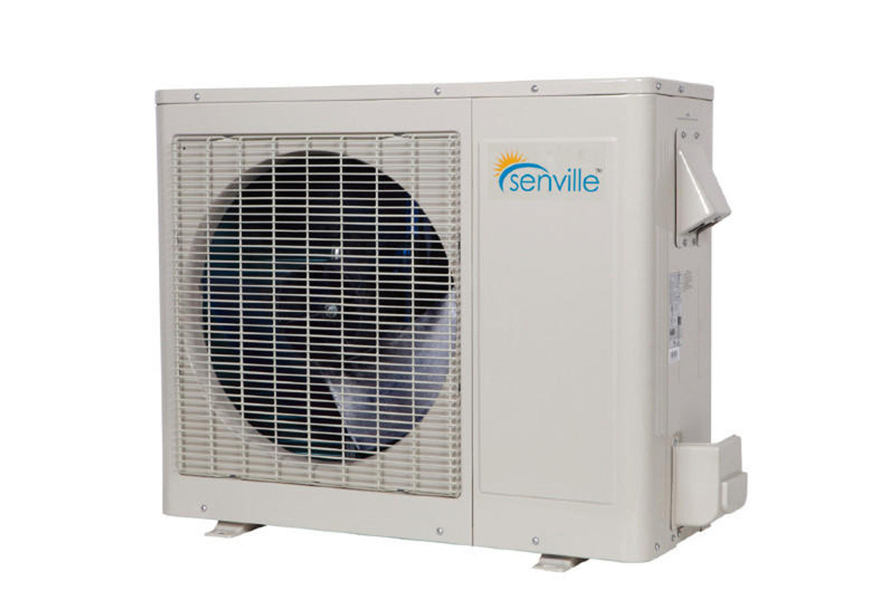 Senville AURA 24,000 BTU Ceiling Cassette Single Zone Ductless Mini Split - 230V - 20.7 SEER2 - Energy Star, SENA/24HF/IC