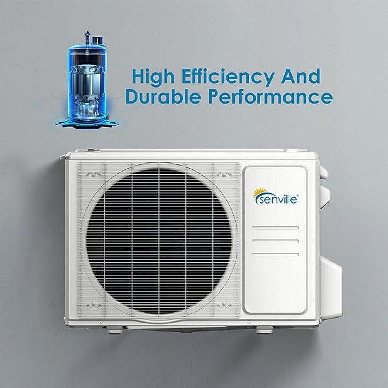 Senville LETO 24,000 BTU Single Zone Ductless Mini Split - 230V - 18.7 SEER2, SENL-24CD