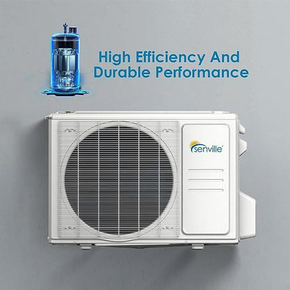 Senville LETO 9,000 BTU Single Zone Ductless Mini Split - 115V - 21.5 SEER2, SENL-09CD