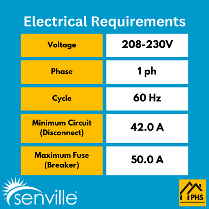 Senville AURA 45,000 BTU 5 Zone Ductless Mini Split - 230V - 21.8 SEER2 - Energy Star, SENA-48HF-F99999