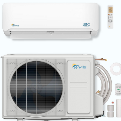 Senville LETO 24,000 BTU Single Zone Ductless Mini Split - 230V - 18.7 SEER2, SENL-24CD